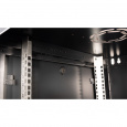 Шкаф 19" телекоммуникационный настенный, 4U 280x600х600 мм, дверь металл, черный